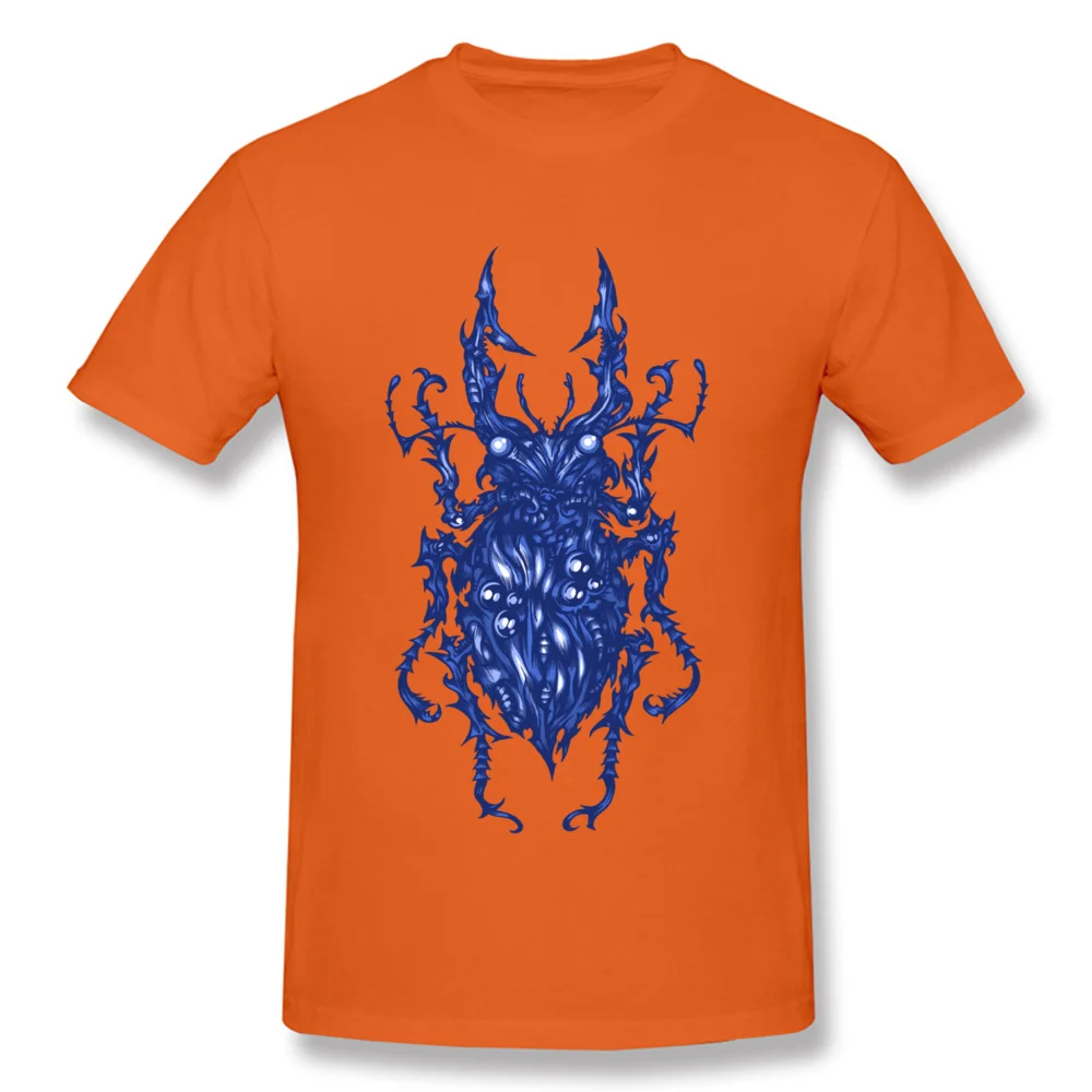 Blue Beetle O Neck T Shirt Thanksgiving Day Tops Tees Short Sleeve Fashionable 100% Cotton Fashionable T Shirt Summer Men Blue Beetle orange