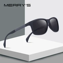 Merrys дизайн Для мужчин квадратные поляризованные очки для рыбалки для занятий спортом на открытом воздухе Зажигалка рамка UV400 защиты S8507