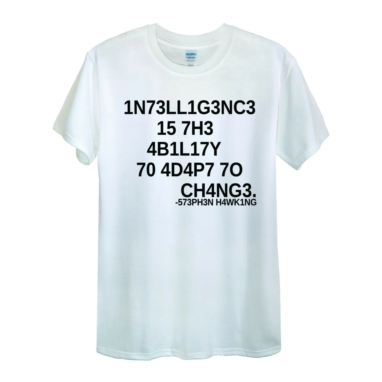 Stephen Hawking T-Shirt Intelligence Science Black Hole Dark Matter Physics Phd New Fashion T shirt Brand Hip Hop Print Men Tee | Мужская