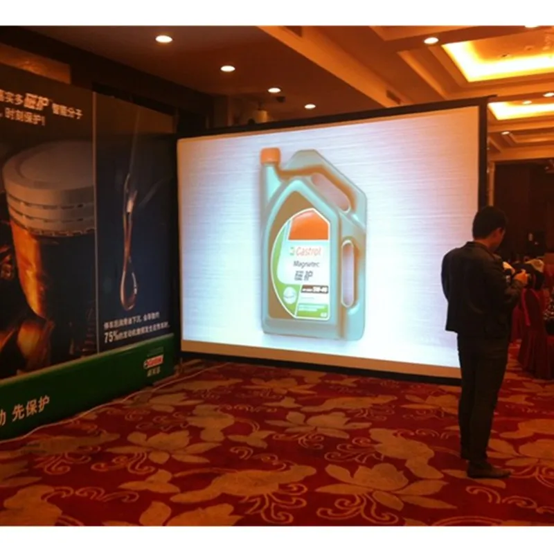 

4:3 Fast Fold Projector Projection Screen with Front/Rear Projection Material on Heavy Duty Frame