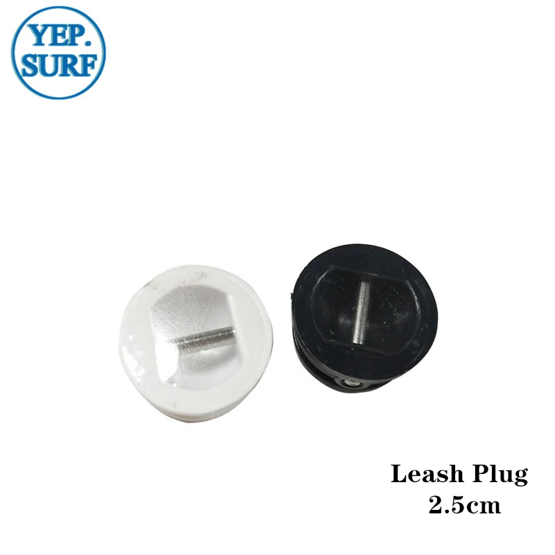 Leash Plug Black or White 2.5cm/ 3.0cm Plastic Surfboard leash Plugs 10pcs per set pyj plug in y fitting plastic air fittings 10pcs lot tee type fitting pneumatic plastic fitting nbsanminse