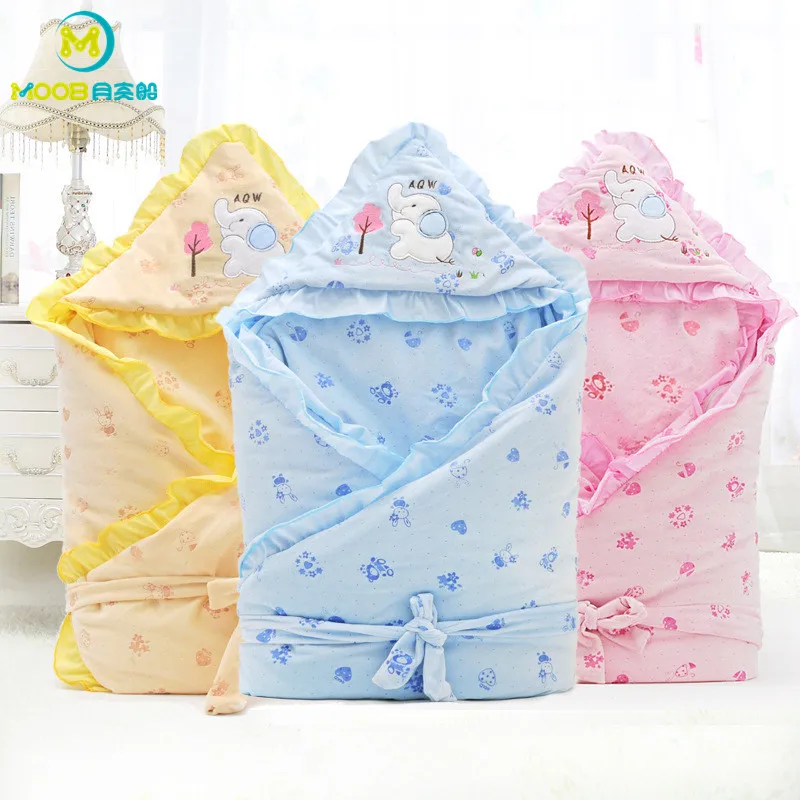 

MOOB Baby Blankets Newborn Infant Baby Swaddle Soft Baby Sleeping Wrap Blanket Winter Sleeping Bags Baby Kids Blankets