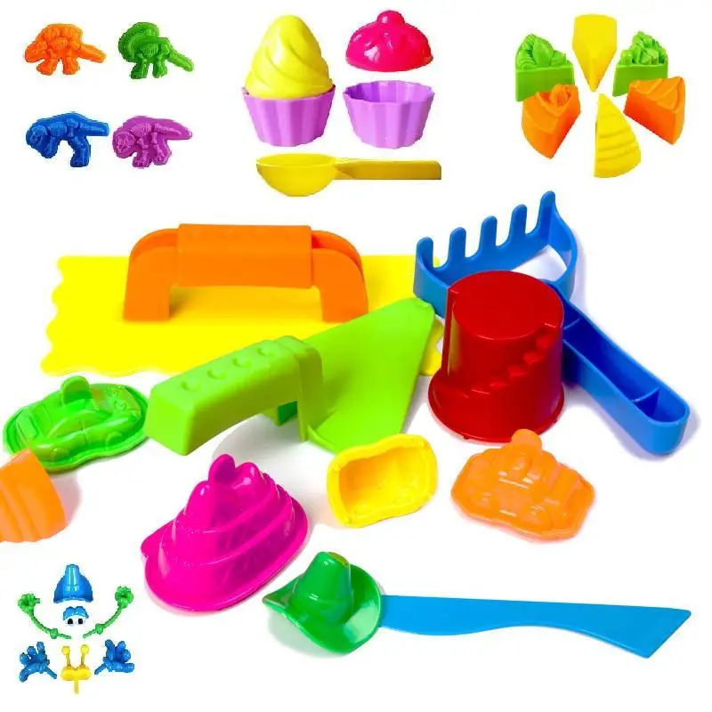 Plasticine Tool Mold Toys Play Sand Tool Mold for Children Play Modeling Clay Tools Sand