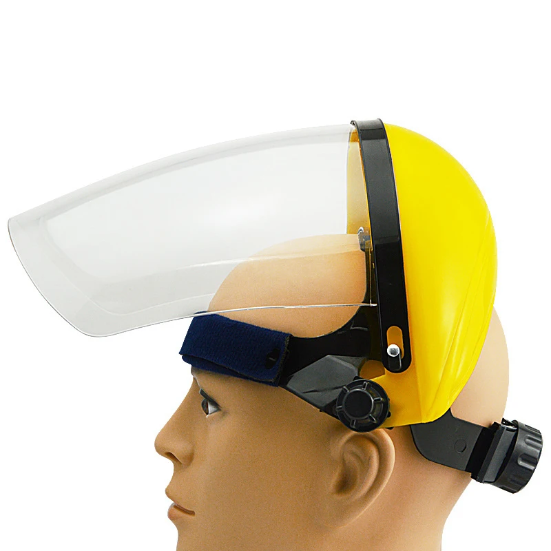 

Portable top screen protective mask PC material anti-splash welding mask