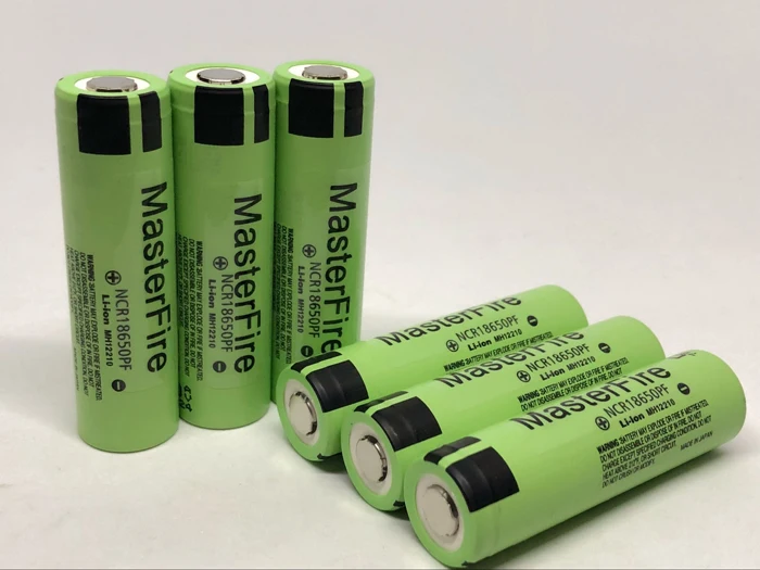 

6pcs/lot Original NCR18650PF 18650 3.6V 2900mAh Rechargeable Battery Li-ion flight battery 10A Discahrge Free Shipping