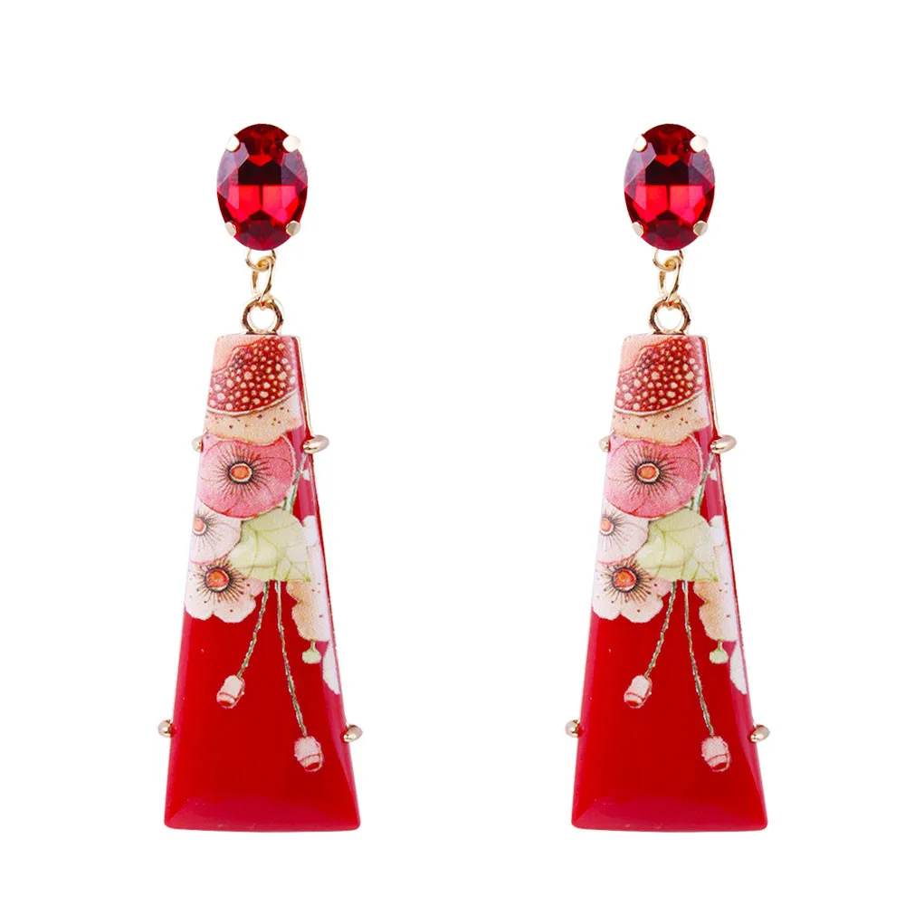 

New arrive Steel Gold Women Girl Earrings Fashion Jewelry 1Set Bohemian Handmade Statement Earrings for Women