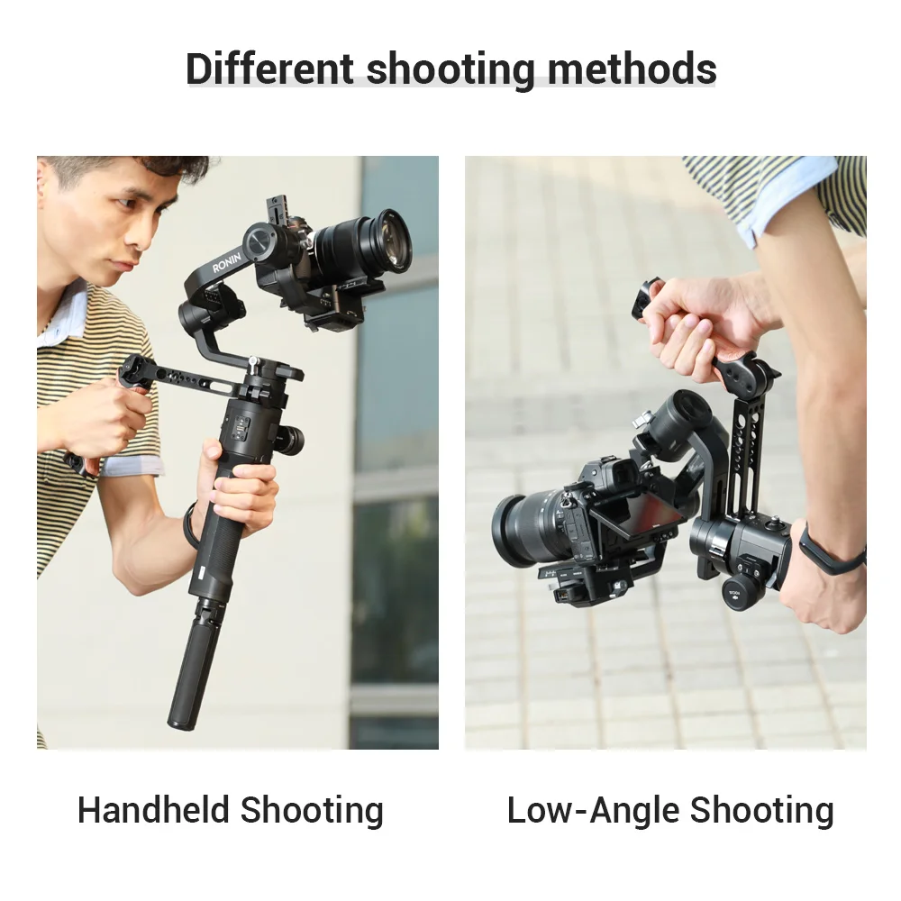 Стабилизатор SmallRig для DSLR камеры Ronin S деревянная рукоятка с двумя ручками DJI RoninS