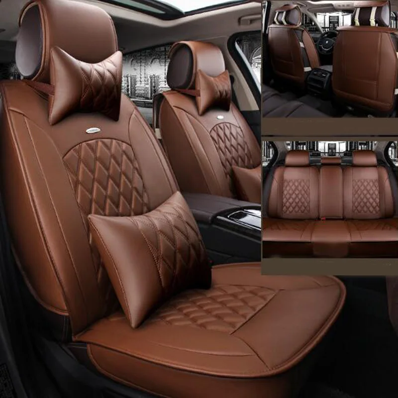 Новый чехол из искусственной кожи для автомобильных сидений Honda accord 7 8 9 civic CRV