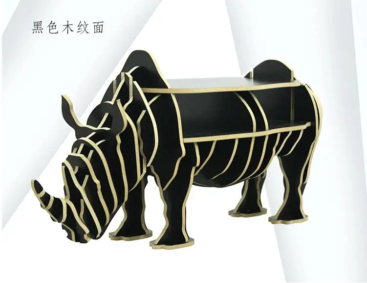 Assemble Wooden Rhinoceros Table Bookshelf Cabinet House Furniture table basse coffee table muebles Rhino statue tables Assemble Wooden Rhinoceros Table Bookshelf Cabinet House Furniture table basse coffee table muebles Rhino statue tables