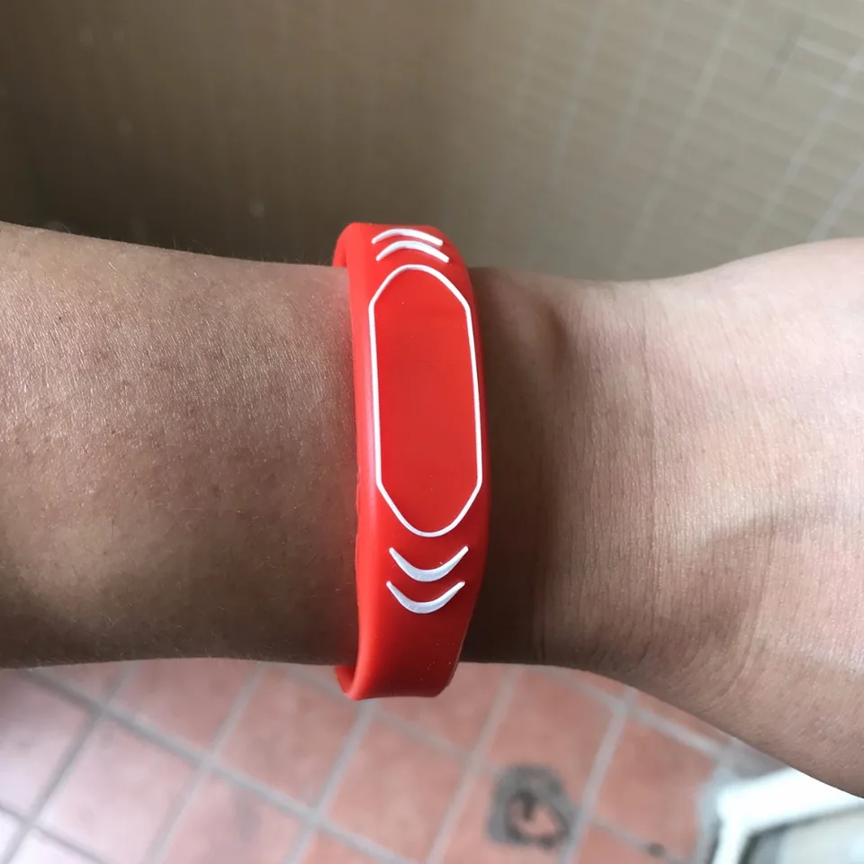 YARONGTECH Nieuw design RFID NFC 1K siliconen armband toegang 13,56 MHz zwart (10 stuks