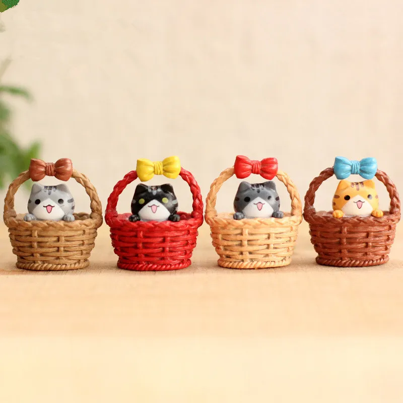 

1 Pcs Mini Cute Resin Cat For DIY Doll House Mininature Decoration