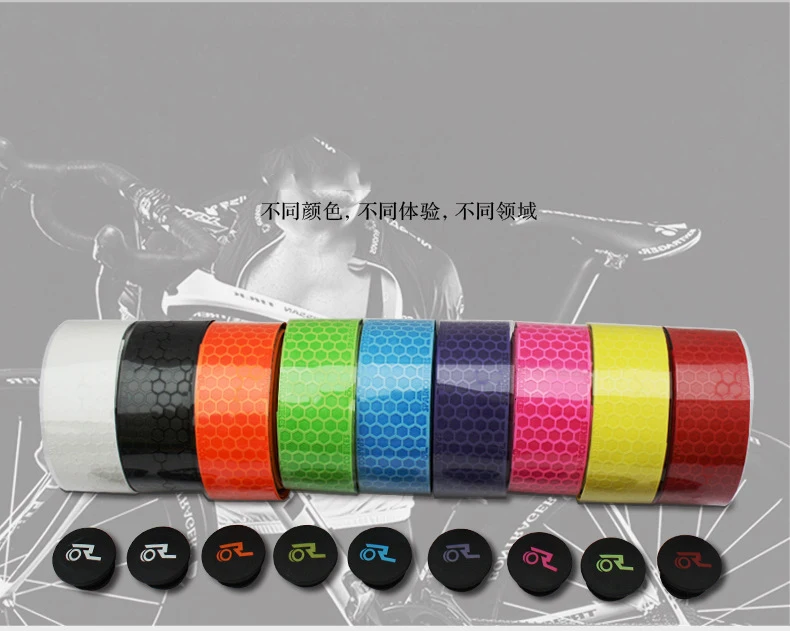 Нескользящая лента для руля велосипеда прочная EVA сотовая ручка пояс Удобный водонепроницаемый 9 цветов велосипедная лента для руля