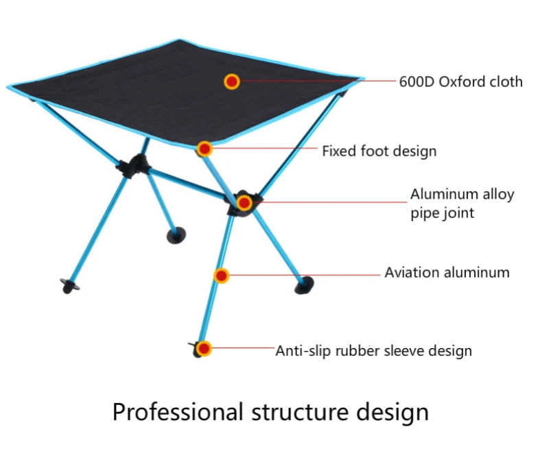 Сверхлегкий портативный столик для улицы, кемпинг складной оксфордская ткань для отдыха Стол Универсальная полка простой для пикника барбекю стабильный стол