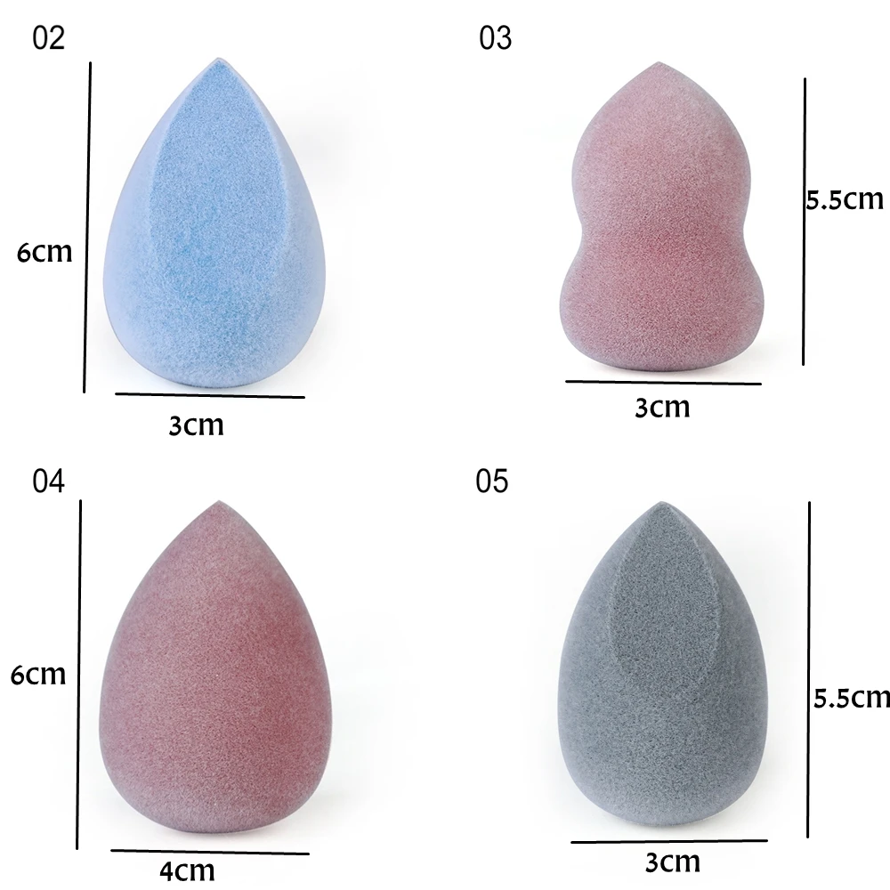 1 шт. бархатная Губка из микроволокна, пушистая поверхность, капли воды/Тыква косметический порошок спонж для нанесения основы под макияж Уход за лицом, очищение инструмент