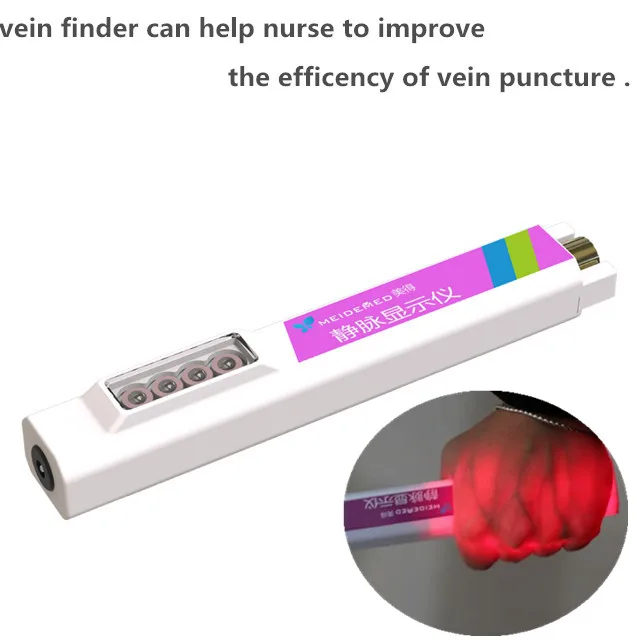 Инфракрасные огни визуализации сосудистый трансиллюминатор Venipuncture винила Finder