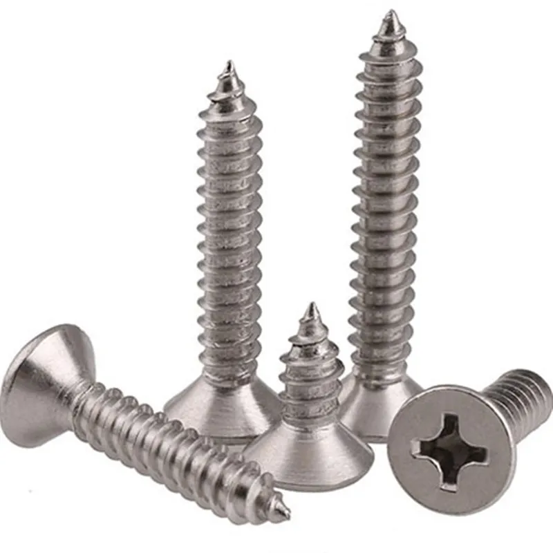 1pack M4 Stainless steel Self tapping screws phillips Screws counter