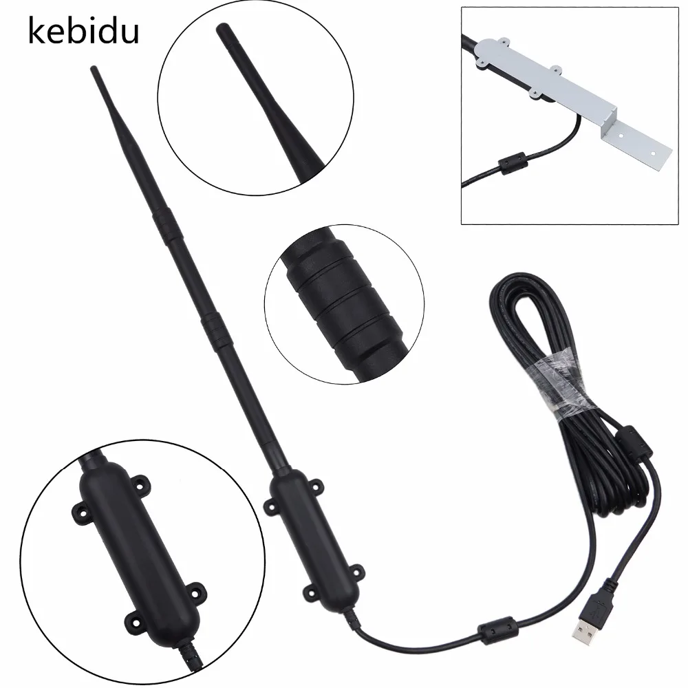 

kebidu Outdoor USB WiFi Adapter 150Mbps 13dB High Power WiFi 802.11b/g/n Wireless Signal USB WiFi Receiver Network Card