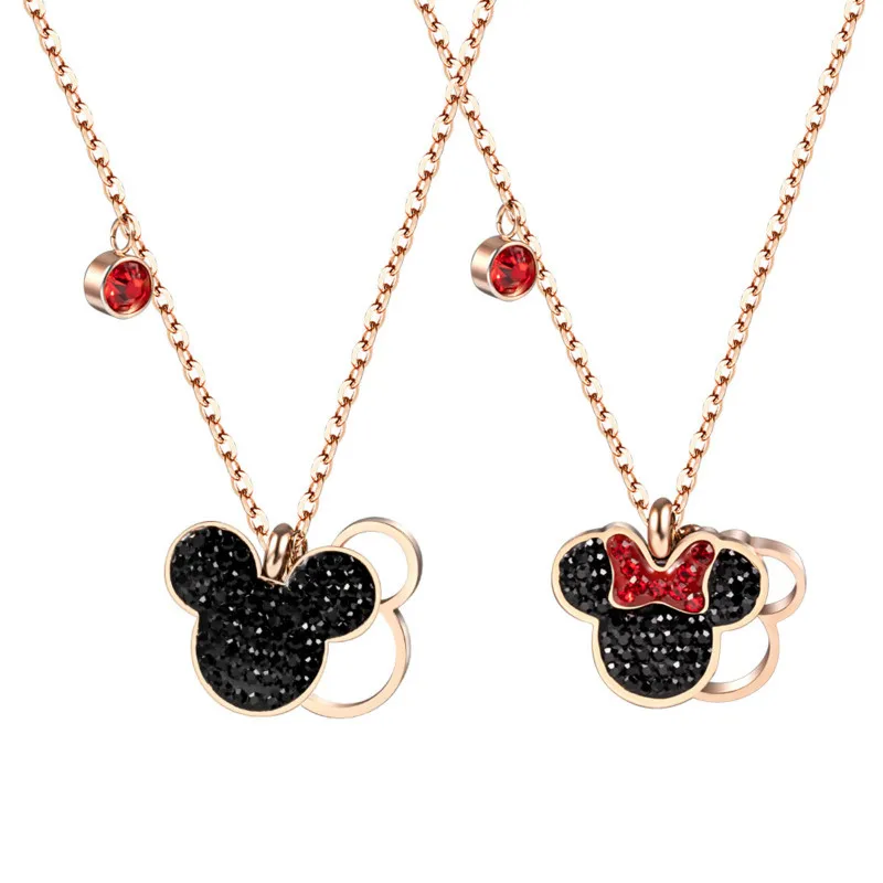 Disney с Микки Маусом Lady mouse кукла аксессуары ожерелье ювелирные женщины подарок