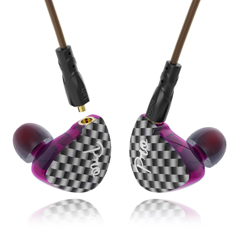 2018 Newest Yinyoo Pro BA DD Hybrid In Ear Earphone Balanced Armature With Dynamic Noise Cancelling