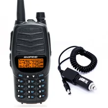 Baofeng UV-X9 Тройной 8 Вт/4 Вт/1 Вт мощный 2 PTT VHF/UHF Dual Band 2800 мАч Батарея Портативный Радио Walkie Talkie + автомобиля Зарядное устройство