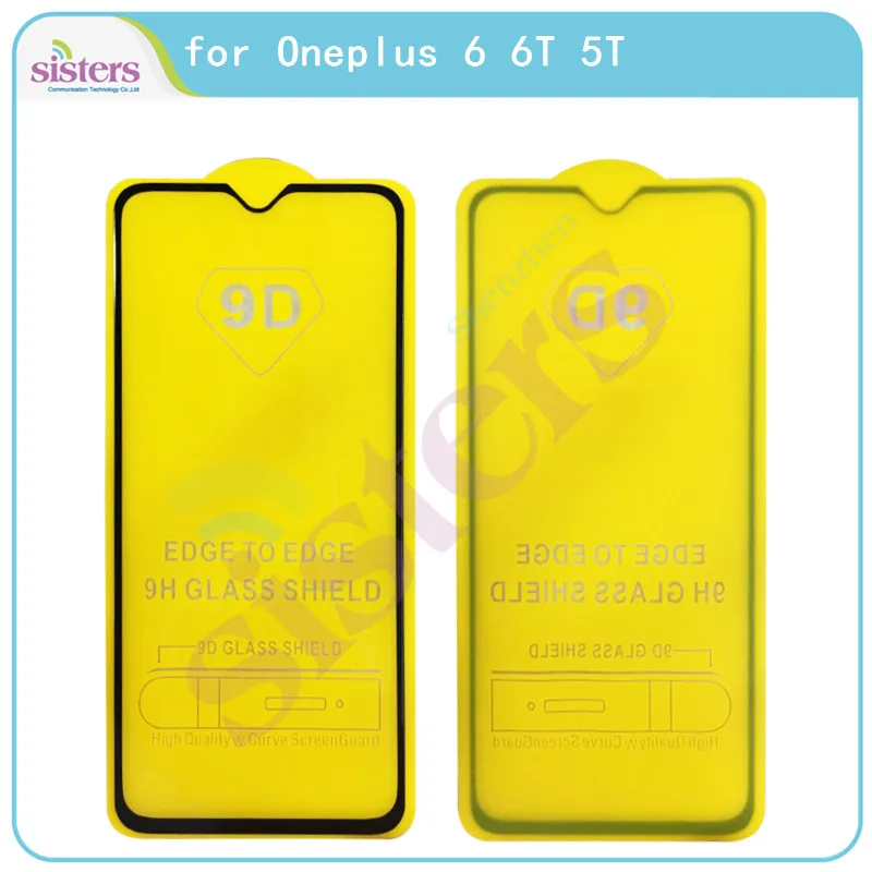 Для Oneplus 6 6T 5T защита экрана 9D Закаленное стекло пленка ультра-тонкая для