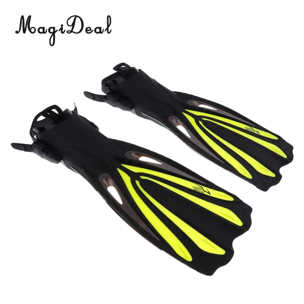 MagiDeal Premium Scuba Diving Swimming Snorkeling Training Aid Fins Foot Flippers for Adult Men Women Water Sports