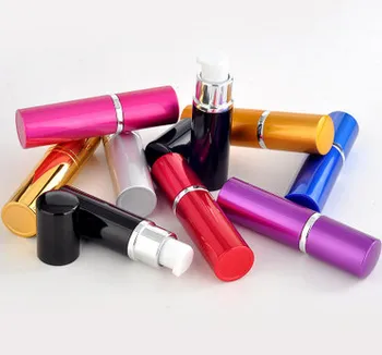 

2017 New 300pcs 10 ml empty colours electrochemical aluminum latex bottle/glass tank/emulsion bottles travel Sample subpackage t