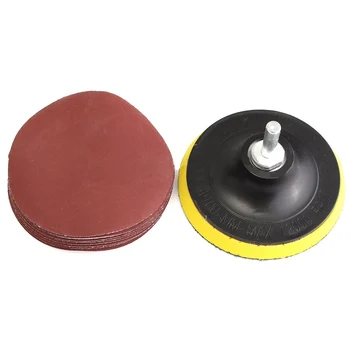 

Loop Hook For Polishing 1000 Drill Shank+Backer Pad Disc Sanding Grit Paper