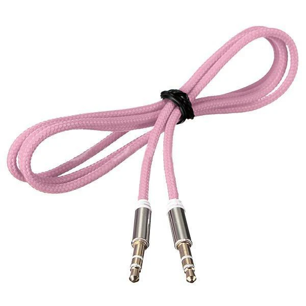 Gold 3.5mm Male to Male Car Aux Auxiliary Cord Stereo Audio Cable for