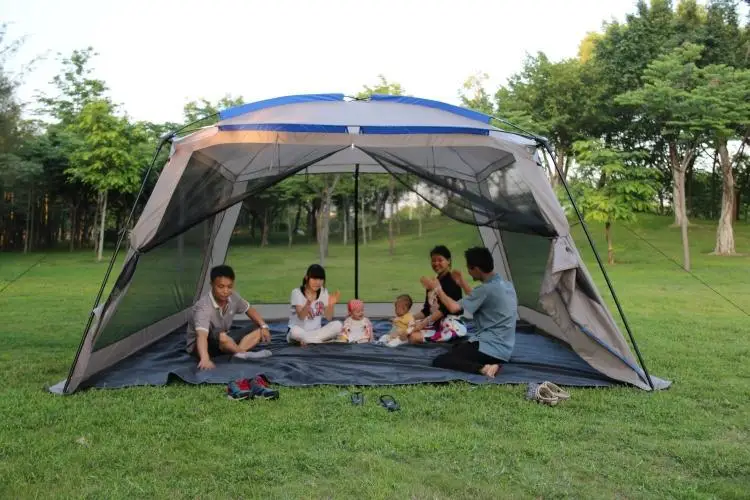 Стиль хорошее качество 4 углов садовая беседка/многопользовательская отдыха кемпинговая палатка для вечеринок/тент укрытие
