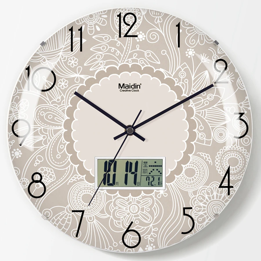

Large 3d Glass Creative Wall Clock Modern Design Home Decor Silent Big Kitchen Nixie Clock Horloge Wall Clocks Luxury WBY012