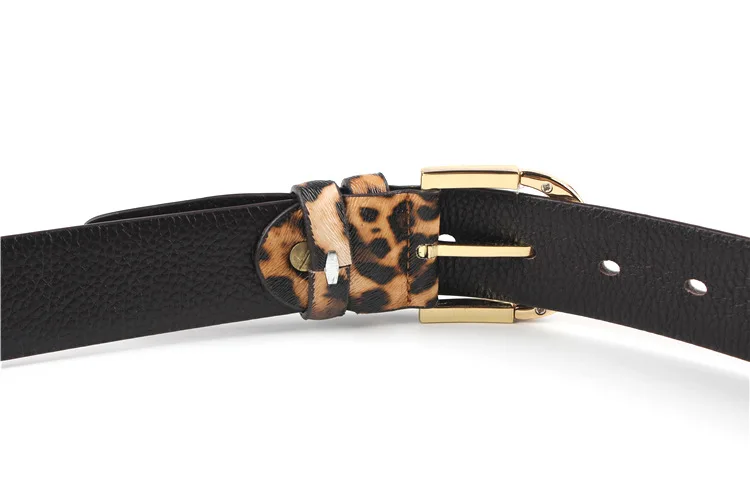 Сексуальный роскошный бренд пояса из натуральной кожи леопарда для женщин игольчатая Кнопка Harajuku панк cinturon женская модель lujo Цветочный Пояс