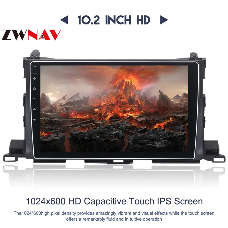 Excellent IPS Screen Car Multimedia Player Android 8.0 For Toyota Highlander 2015 Car Radio GPS Navigation PX5 4Gb+32G Octa-Core no dvd 11