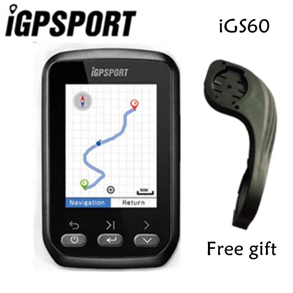 

IGPSPORT GPS Comput iGS60 ANT+ Bluetooth Bicycle Wireless Stopwatch Speedometer Cycling Bike Computer Support Waterproof IPX6 IG