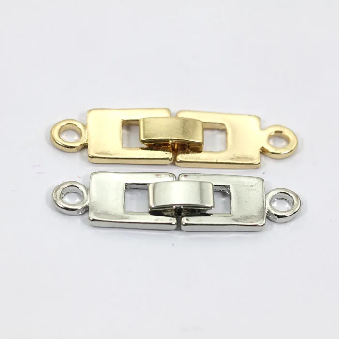 

High Quality Strong Fold Over Clasps Jewelry Findings Clasps For Bracelet Necklace Gold/New 1-15 Strands Hooks JC028