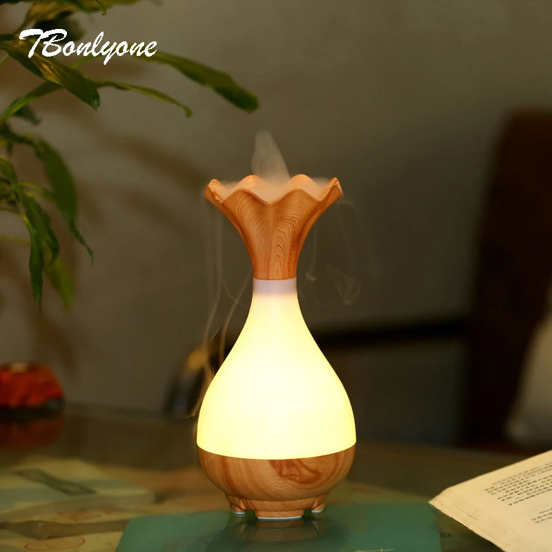 

TBonlyone 95ML colorful air humidifier essential oil diffuser aroma humidifier ultrasonic humidifier light wood aroma diffuser