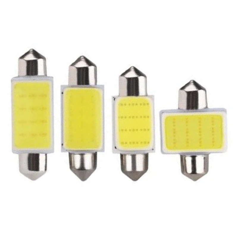 

31mm 36mm 39mm 41mm COB Car Bulb 12 Chips C5W 12V White Color LED Bulb Dome Light