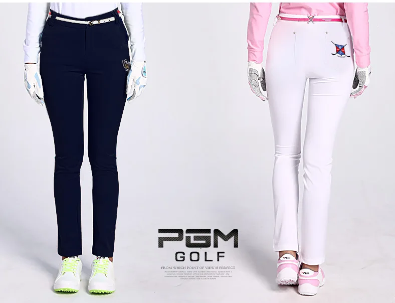 PGM гольф высокоэластичные брюки мягкие облегающие брюки для Для женщин Гольф спортивной леди дышащие брюки Размеры XS-XL