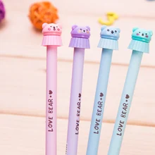 Милый мультфильм медведь гелевые ручки, карандаши и письма поставки творческие школьные офисные канцелярские принадлежности Z8012