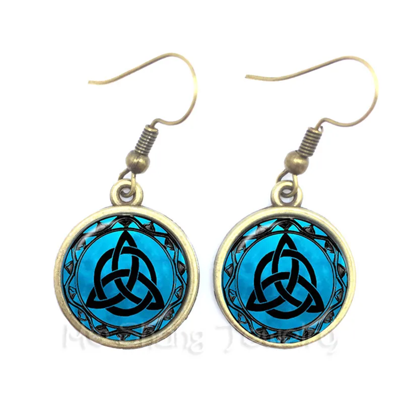 

Celtics Logo Charm Earrings For Women Handmade Jewelry Talisman And Treatment Of Injury FIT Religion Belief Souvenir