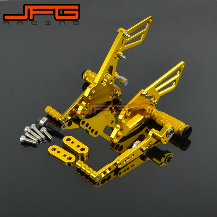 

CNC Adjustable Foot Pegs Pedals Rest Rearset Footpegs For SUZUKI GSXR1000 GSXR 1000 2009 2010 2011 2012 2013 2014 2015 K9