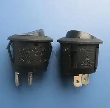 (2) СОКЕН RK2-13 AC 125 В 6A 2 Pin ON/OFF SPST Оснастку в Мини-Лодки Rocker переключатель UL