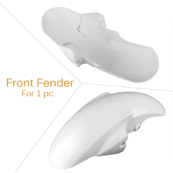 

Unpainted White Front Wheel Fender Mudguard Splash Extension Extender Fairing Cover For Yamaha YZF R6 YZF-R6 2003 2004 Body Kit