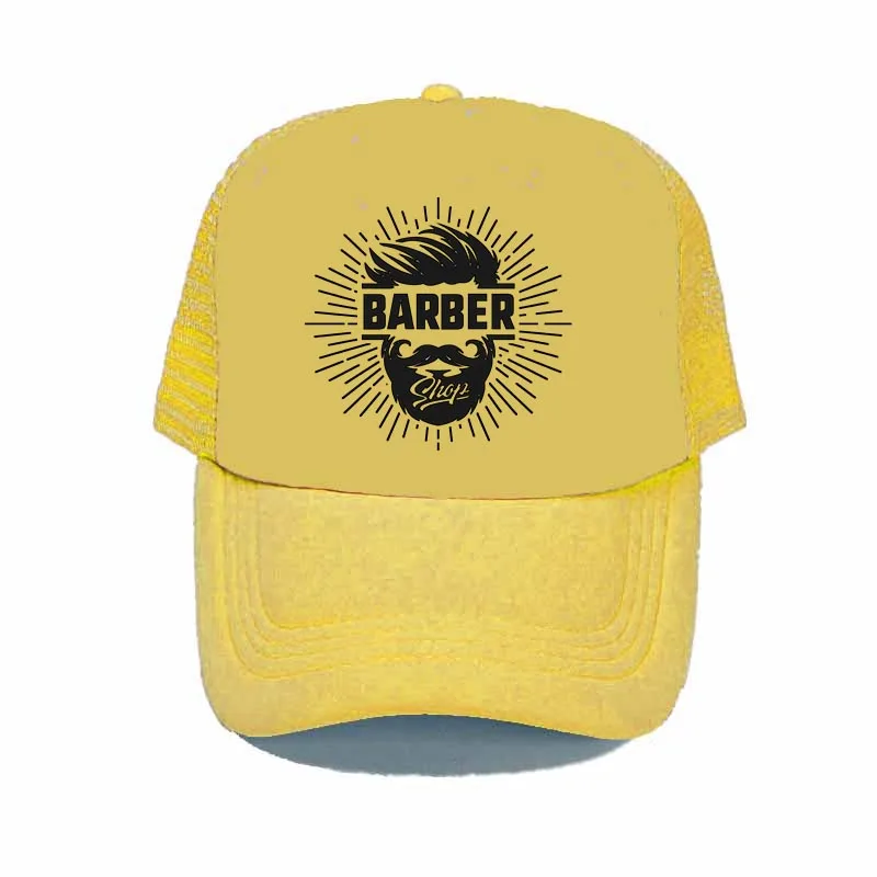 Крутая Парикмахерская рекламирующая Мужская кепка для водителя грузовика, Мужская кепка для стрижки бороды, Парикмахерская Кепка Snapback, женская кепка для салона красоты YY313 - Цвет: YY31333