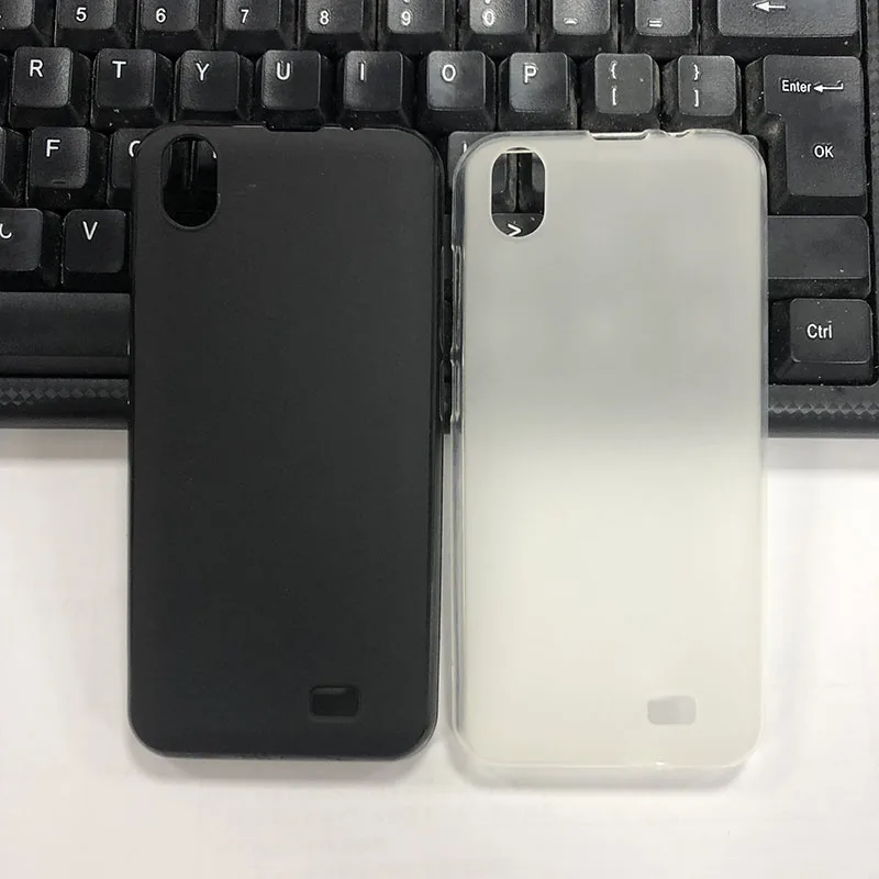 Чехол для Prestigio Wize Q3 силиконовый черный белый прозрачный мягкий чехол с полным