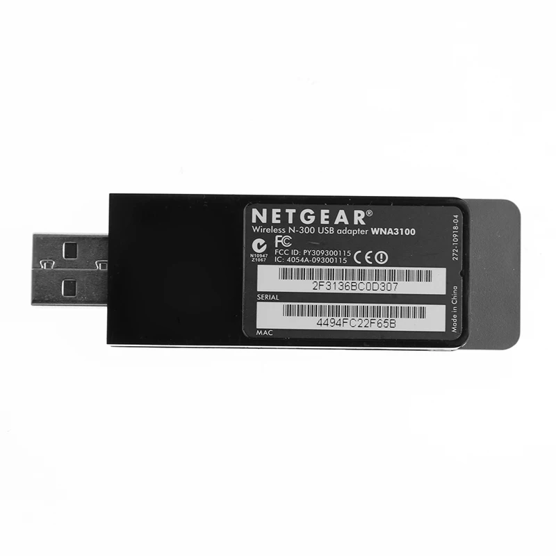 Беспроводной usb адаптер N300 300 м Wi Fi сетевая карта приемник для Netgear WNA3100|Сетевые