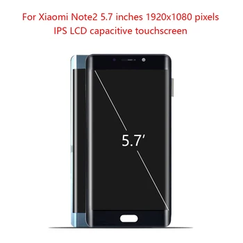 

Original 5.7'' LCD For Xiaomi MI Note 2 LCD Display Touch Screen Digitizer Assembly With Frame For XIAOMI Note 2 LCD Screen