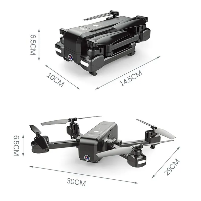 SJRC Z5 Profissional Foldable Drone with Camera 1080P HD GPS 5G Wifi FPV Optical Flow RC Quadrocopt