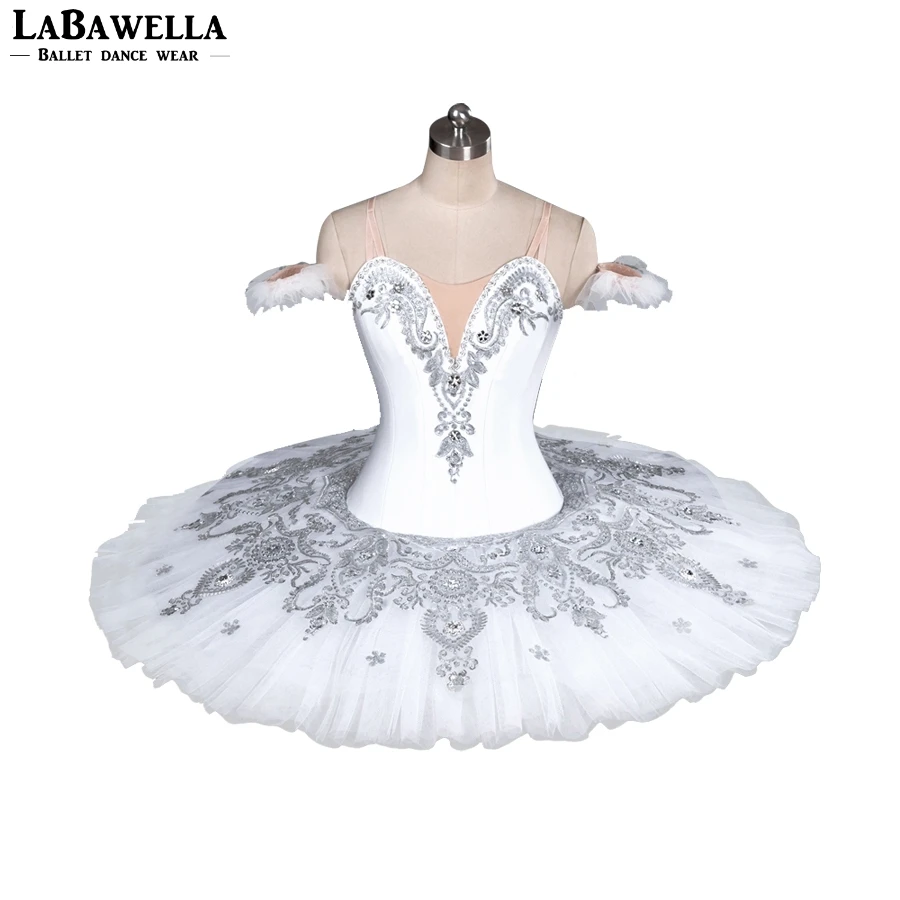 White Swan Professional Snow White Queen YAGP Ballet Tutu Adult Nutcracker Classical Platter Ballet Stage Costume WomanBT9082A