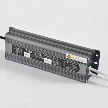 

24V/150W waterproof switch mode Power Supply;IP67 rated;AC170-240V/AC90-130V input;DC24V output